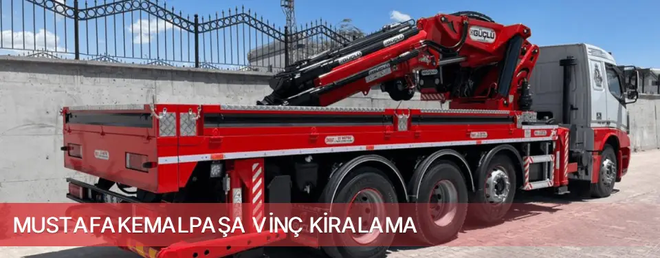 Mustafakemalpaşa İlçemi Vinç Kiralama